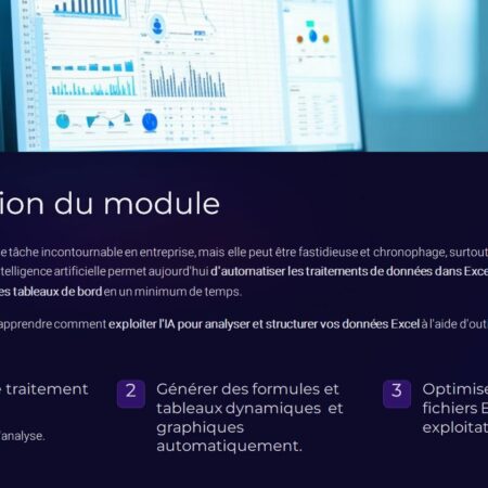 Module 5 Création et analyse Excel avec l' IA